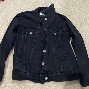Old navy denim jacket with ufo design